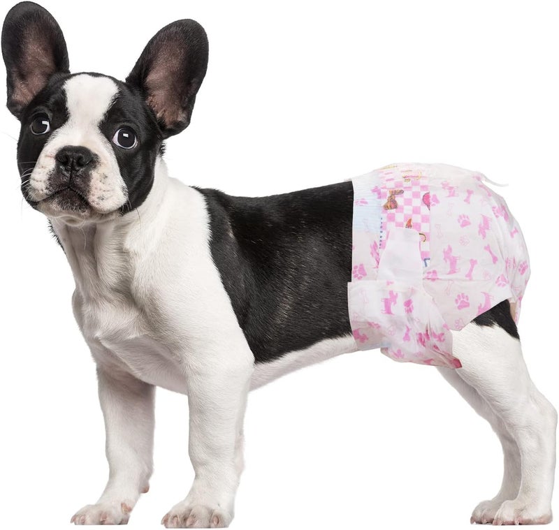 Dono Disposable Dog Diapers Female, Super Absorbent Doggie Diaper, Rapid-Dry Gel Technology Puppy Diapers, Leak-Proof Fit for Doggy Cat in Heat, Excitable Urination, Incontinence, Medium - Image 1